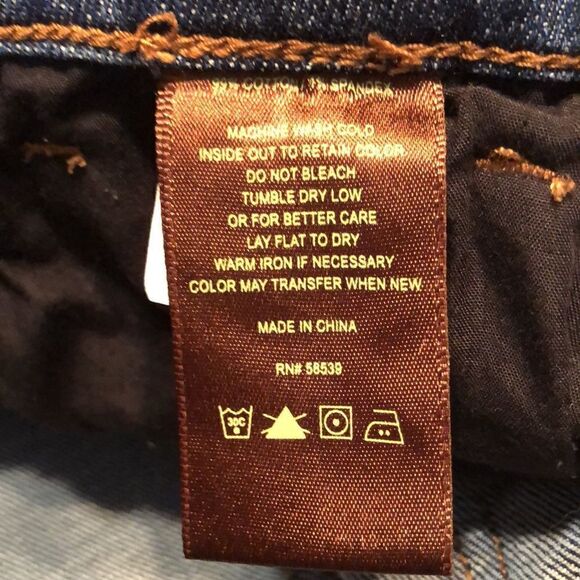 Kut from the Kloth jeans Size 6 medium wash with fading and whiskering raw hem - Picture 12 of 14